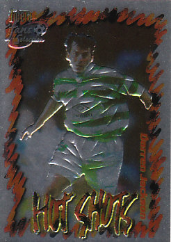 Darren Jackson Celtic Glasgow 1999 Futera Fans' Selection Hot Shots #HS6